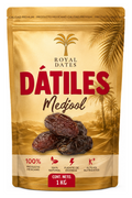Bolsa dorada Royal Dates de dátiles Medjool 1 kg de México