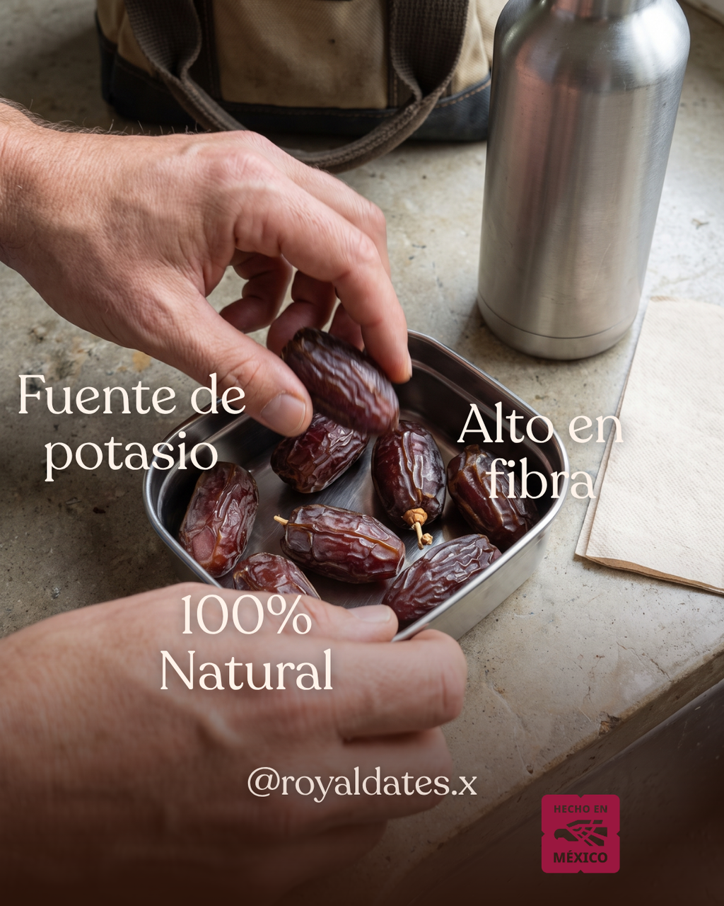 Dátil Medjool entero Royal Dates de Mexicali