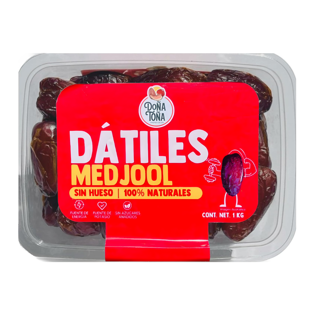 Dátiles Medjool sin hueso 1 kg | Premium, suaves y naturales